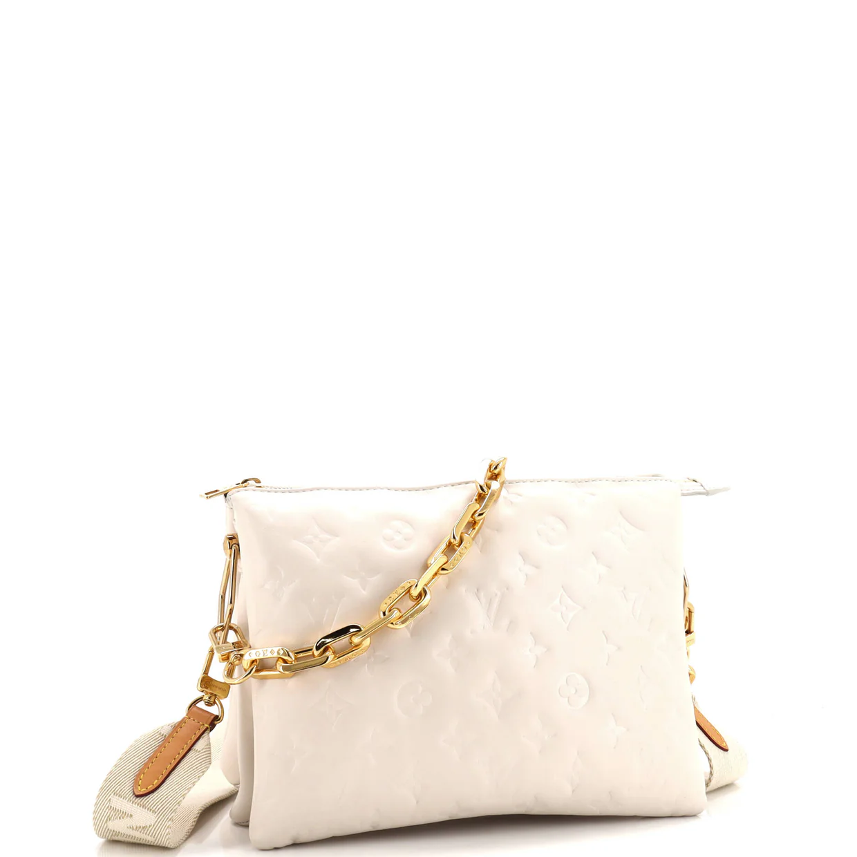 Coussin Bag Monogram Embossed Lambskin PM - Deep Luxury