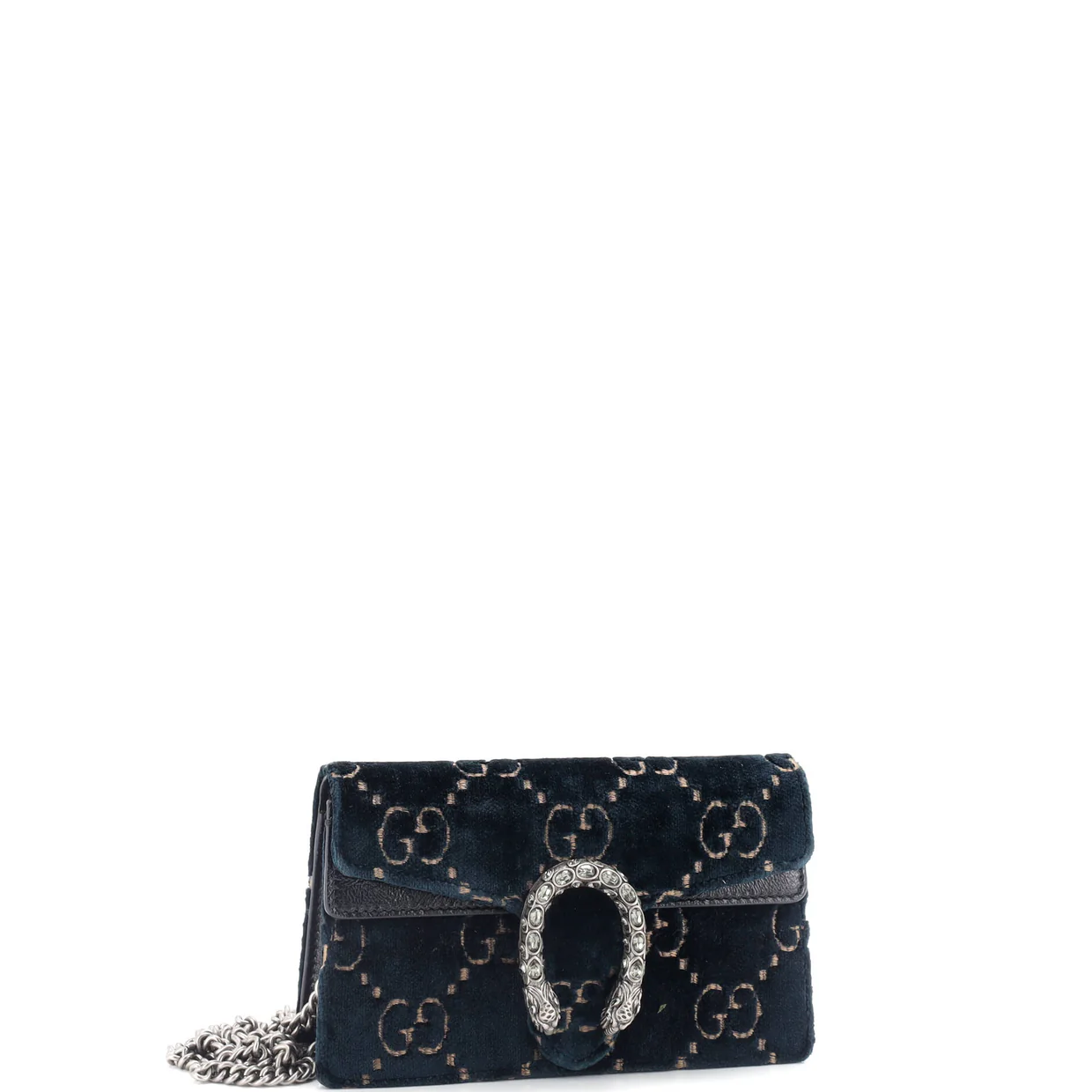 Dionysus Bag GG Velvet Super Mini - Deep Luxury
