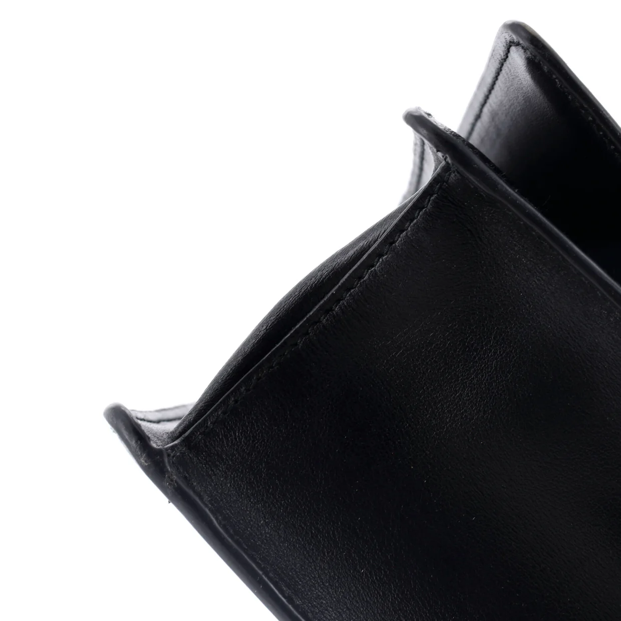Chain Flap Bag Saffiano Leather Small - Deep Luxury