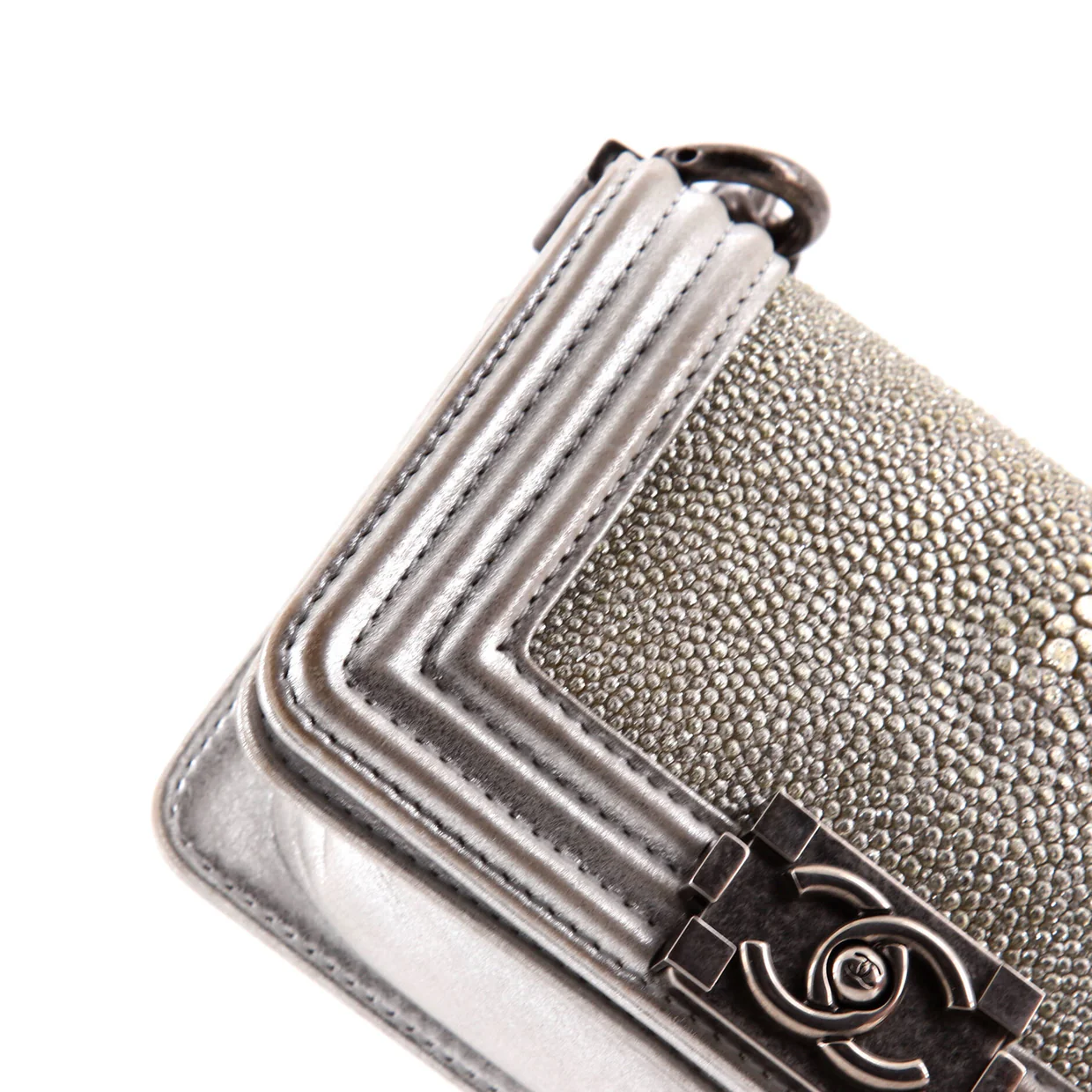 Boy Flap Bag Stingray Mini - Deep Luxury
