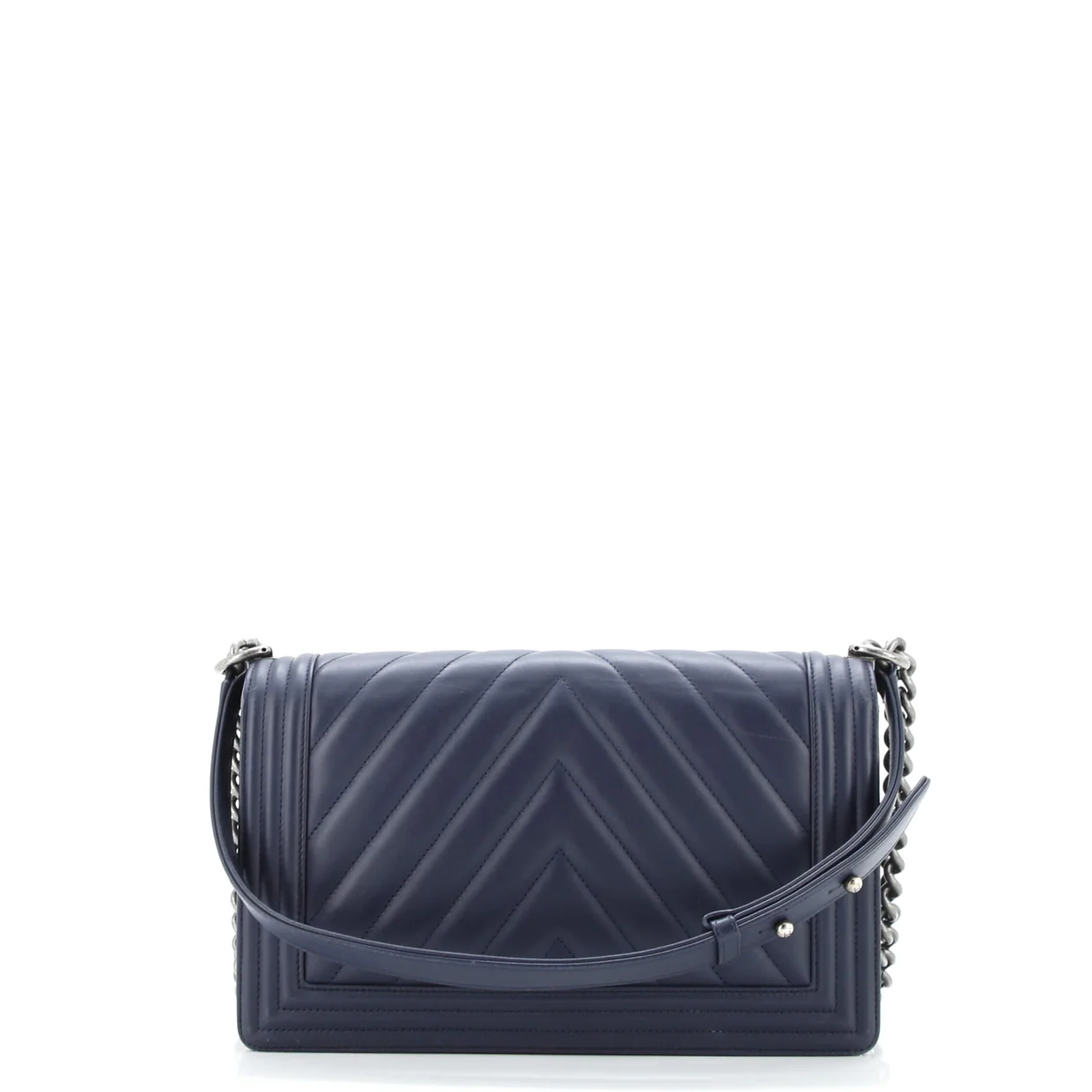 Boy Flap Bag Chevron Lambskin New Medium - Deep Luxury