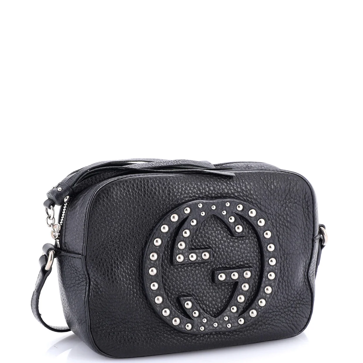 Soho Disco Crossbody Bag Studded Leather Small - Deep Luxury