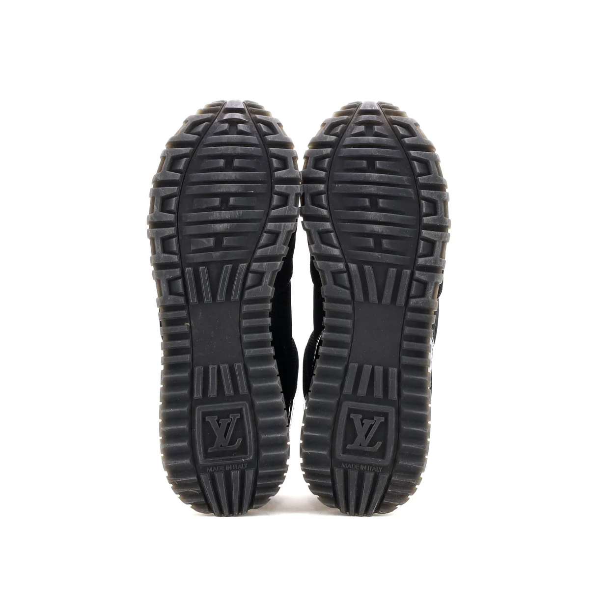 Women's Run Away Sneakers Mesh with Monogram Canvas and Suede - Deep Luxury
