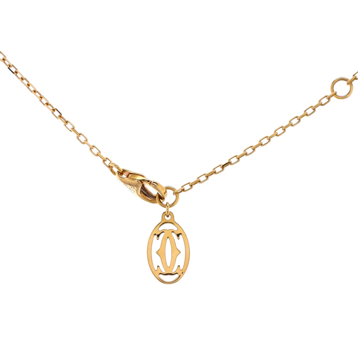 Cartier D'Amour Pendant Necklace 18K Rose Gold with Diamond Large - Deep Luxury
