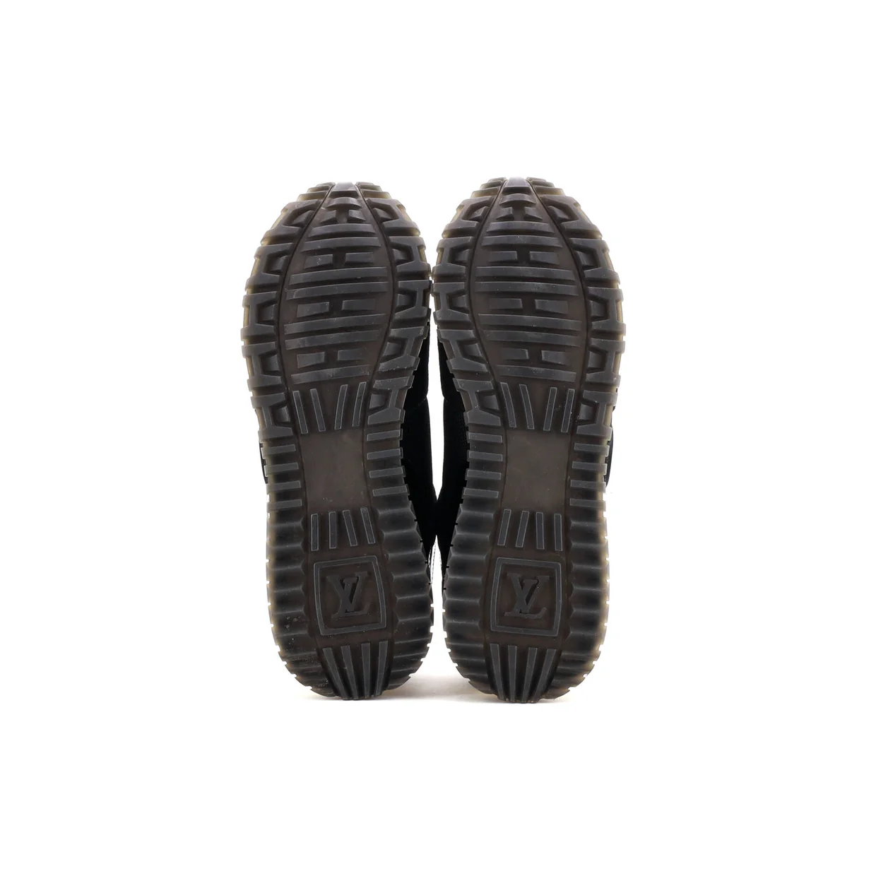 Women's Run Away Sneakers Mesh with Monogram Canvas and Suede - Deep Luxury