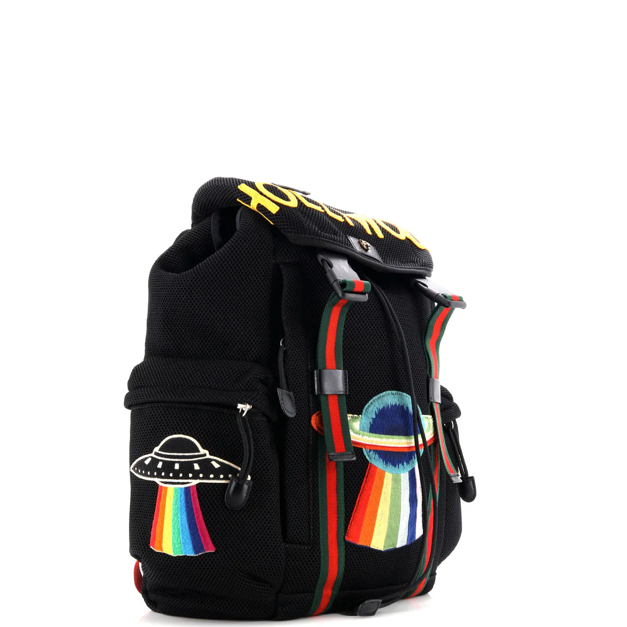 Hollywood Backpack Embroidered Mesh Large - Deep Luxury