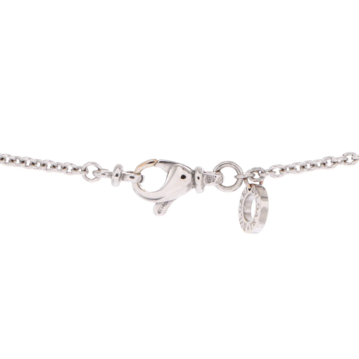 B.Zero1 Pendant Necklace 18K White Gold - Deep Luxury