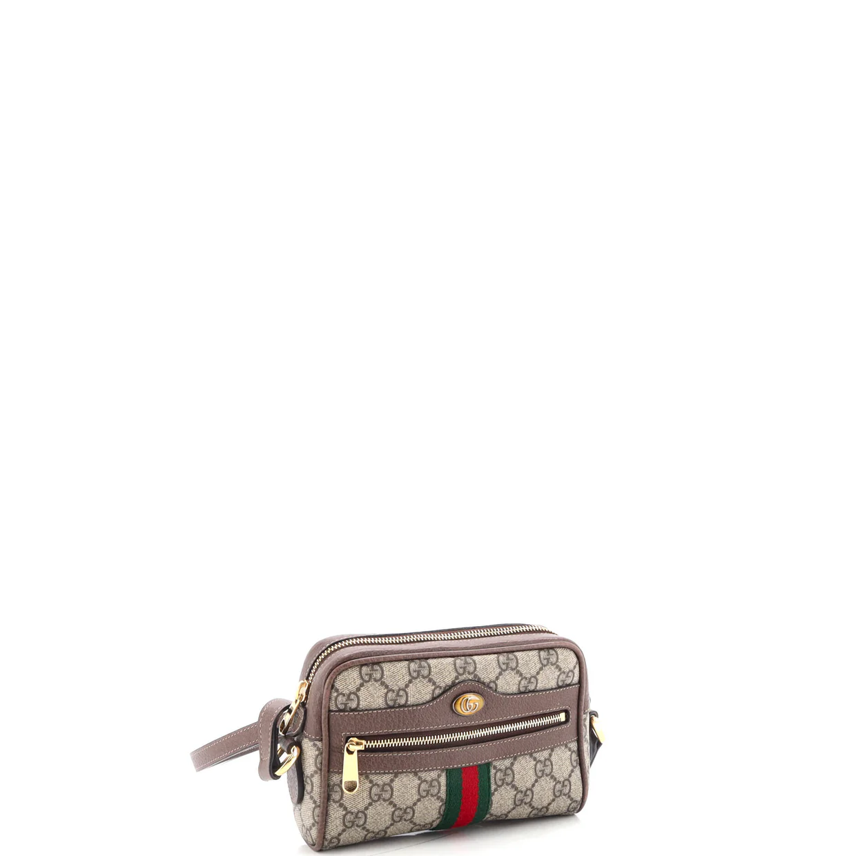 Ophidia Shoulder Bag GG Coated Canvas Mini - Deep Luxury