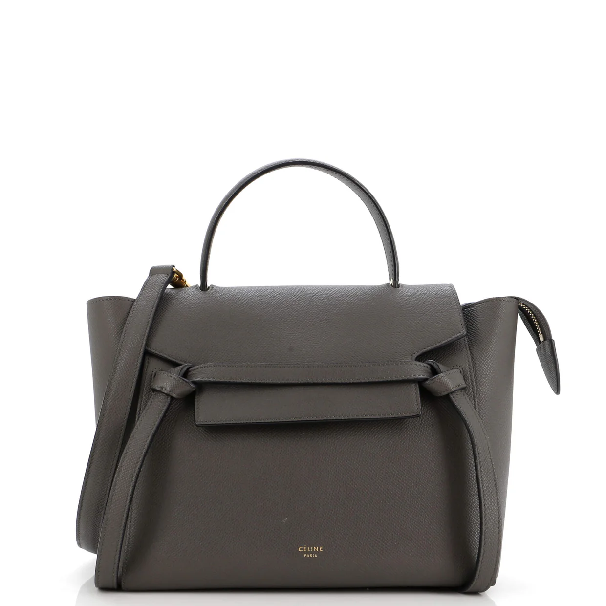 Belt Bag Textured Leather Micro - Deep Luxury