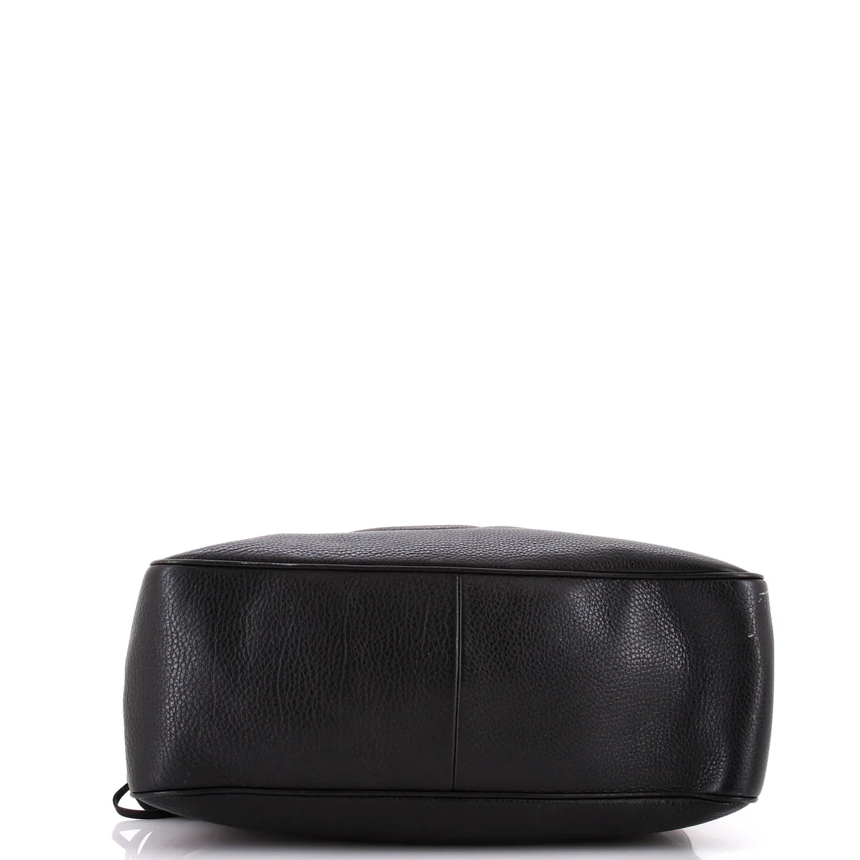 Soho Chain Zip Shoulder Bag Leather Medium - Deep Luxury