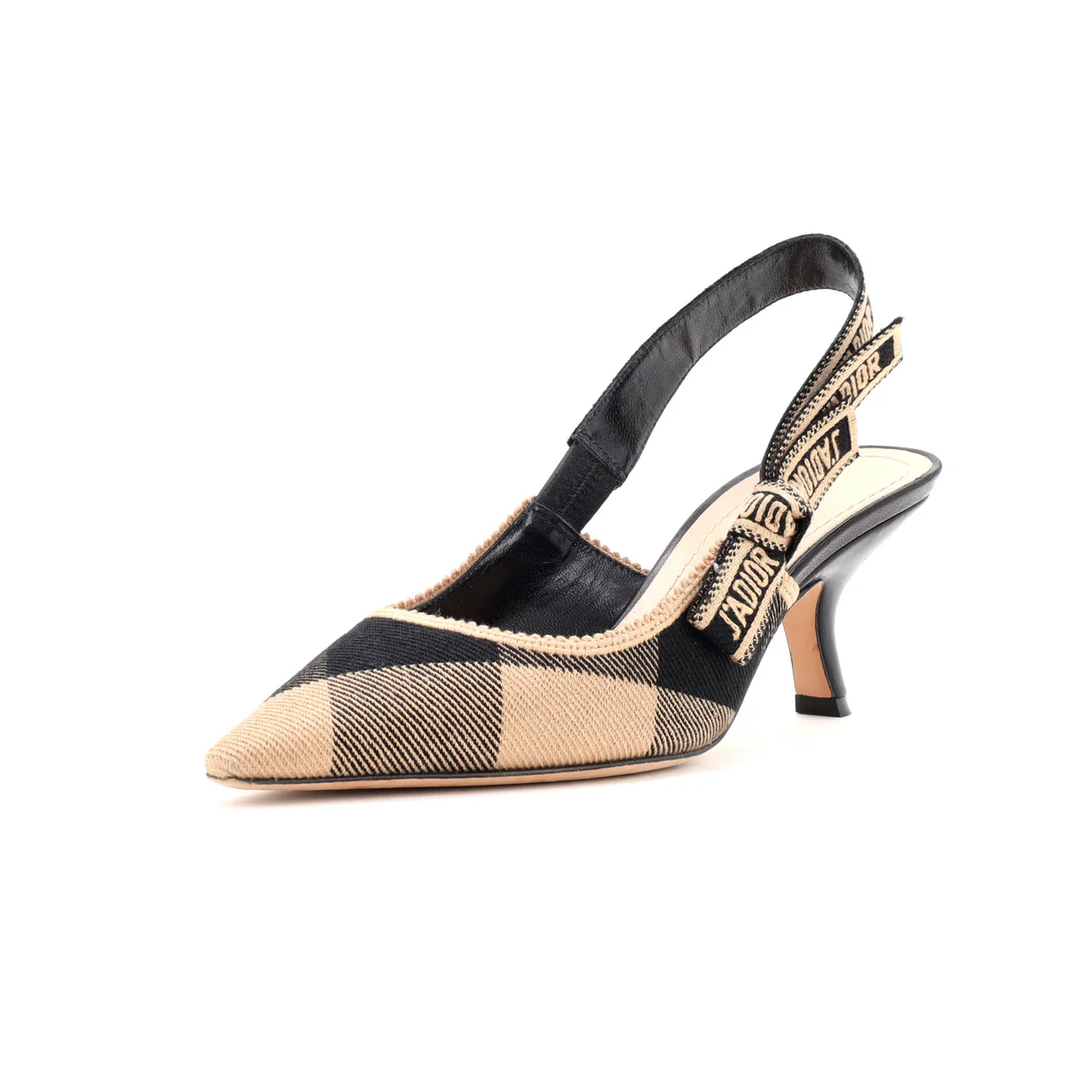 Women's J'Adior Slingback Pumps Printed Fabric 65 - Deep Luxury