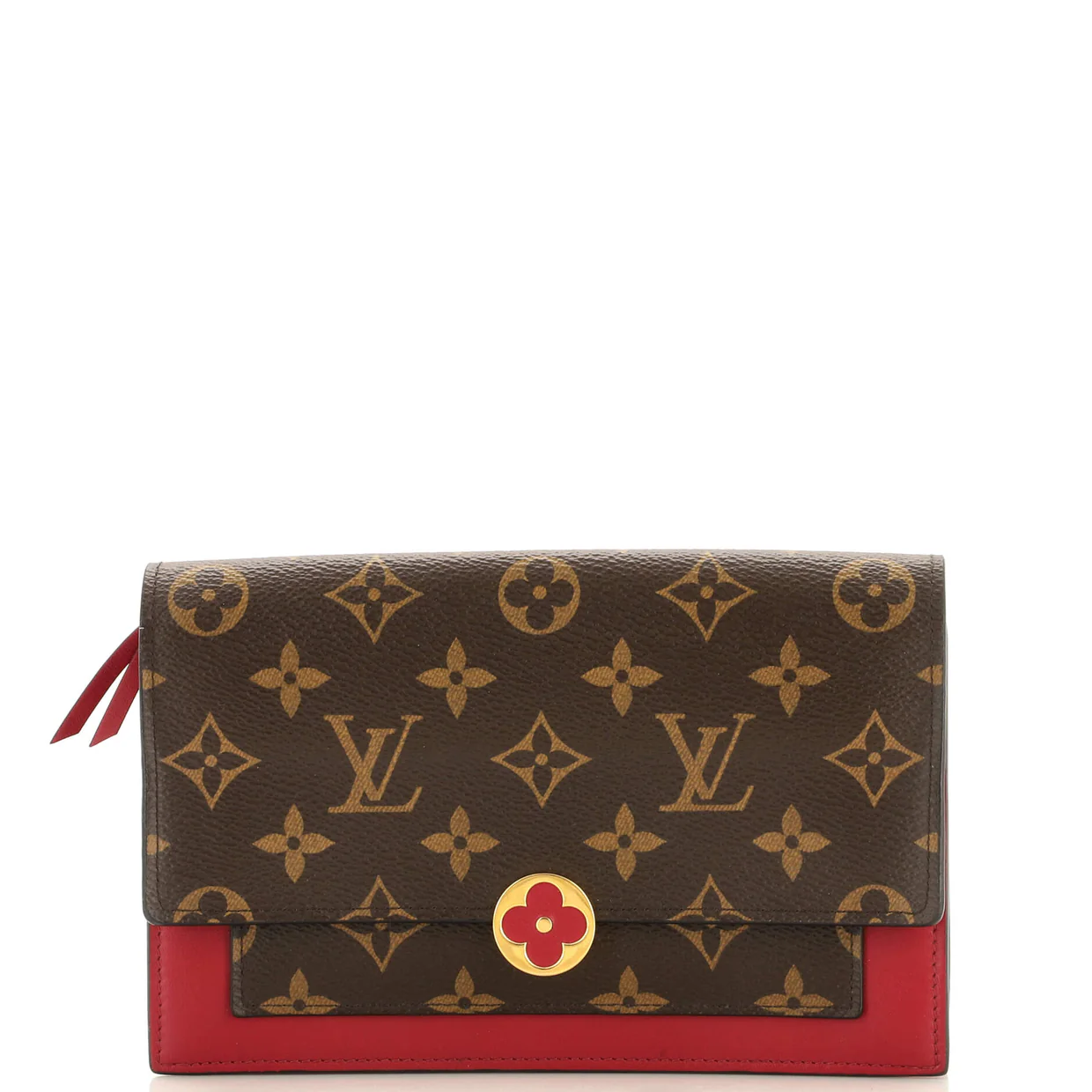 Flore Chain Wallet Monogram Canvas - Deep Luxury