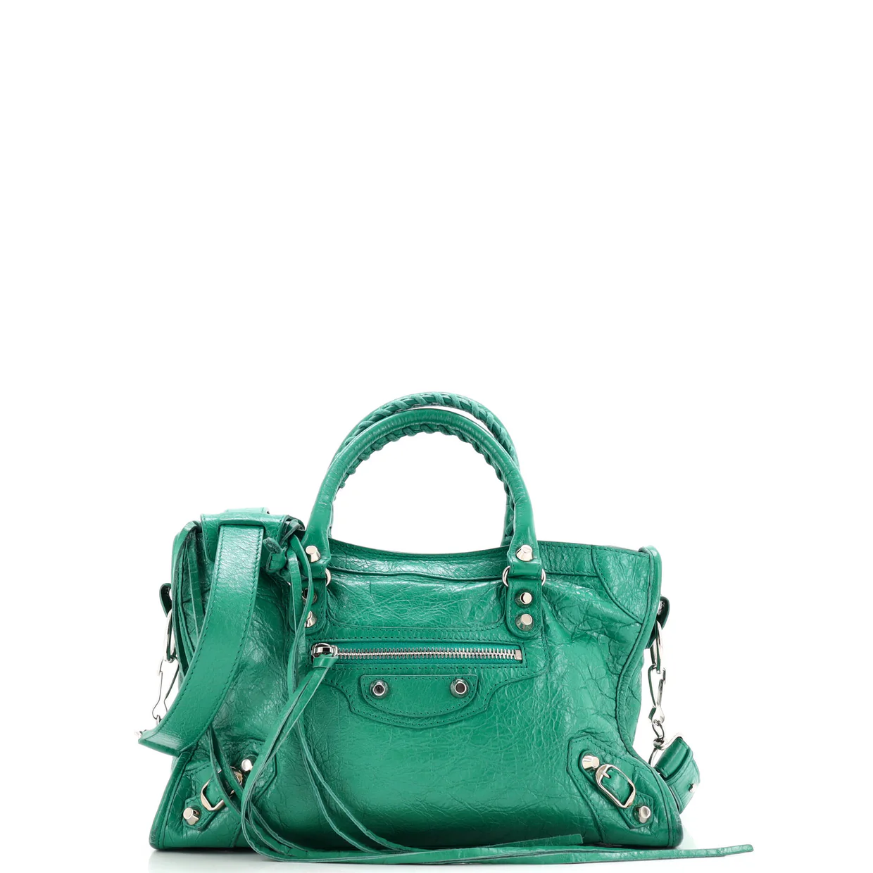 City Classic Studs Bag Leather Small - Deep Luxury