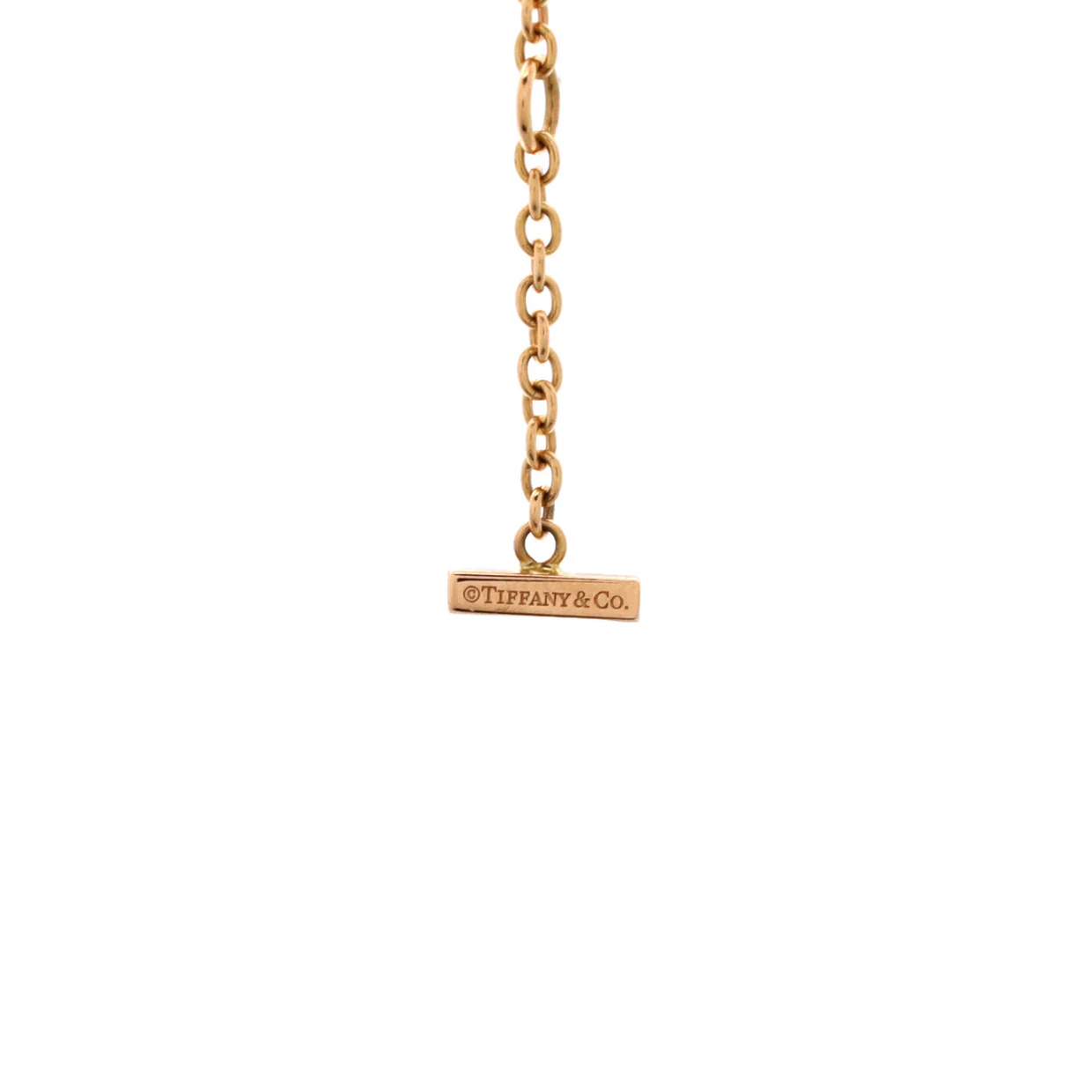 T Smile Chain Bracelet 18K Rose Gold with Diamonds Mini - Deep Luxury