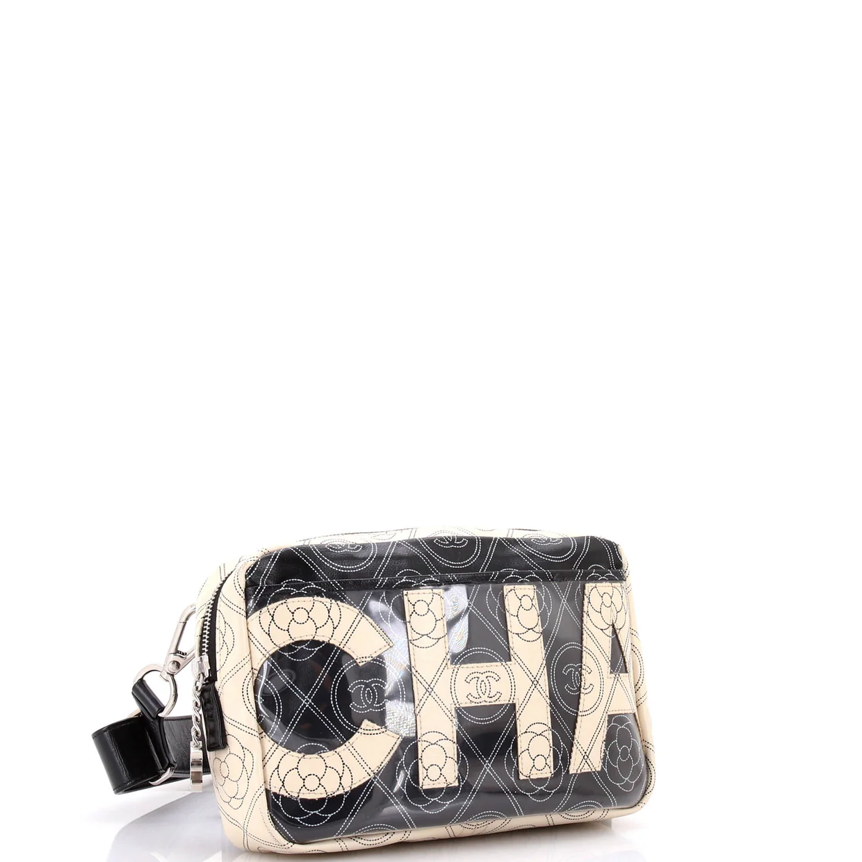Logo Camera Bag Printed Coated Canvas Medium - Deep Luxury