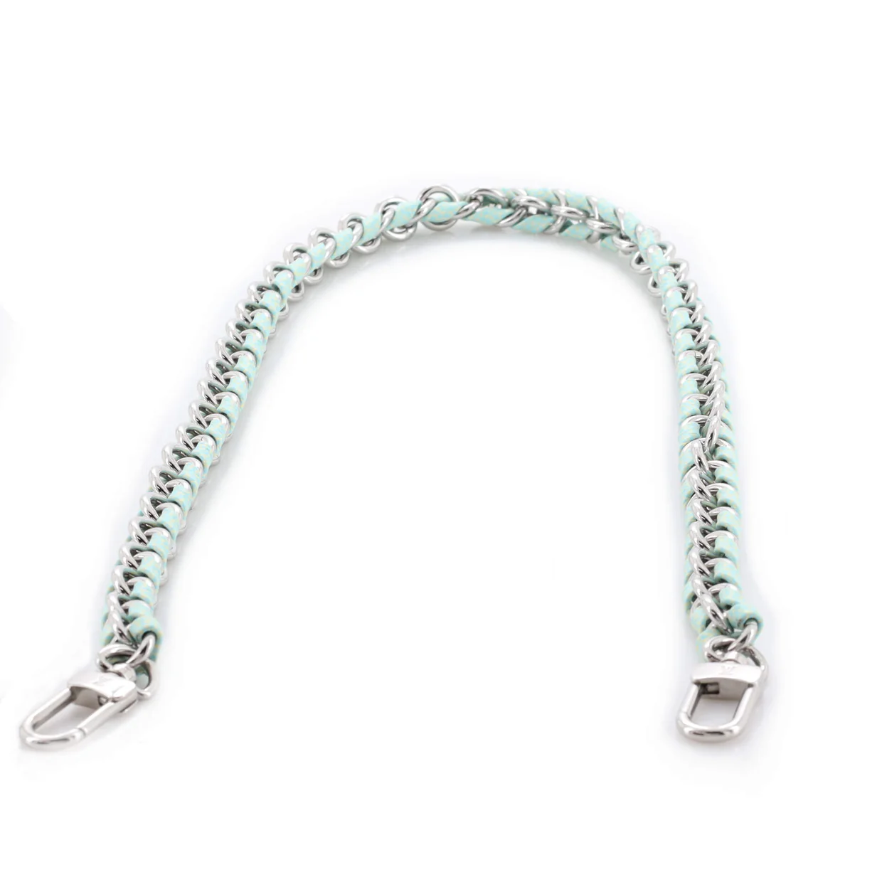 Multi Pochette Accessoires Woven Chain Strap Leather and Metal - Deep Luxury