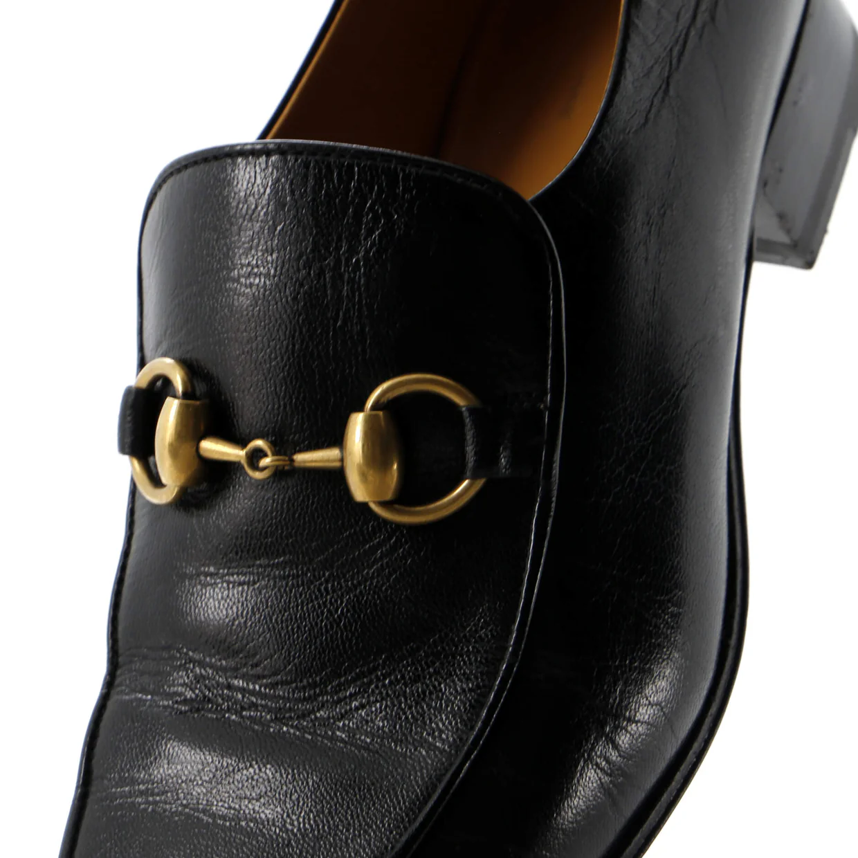 Women's Horsebit Mid-Heel Loafers Leather - Deep Luxury