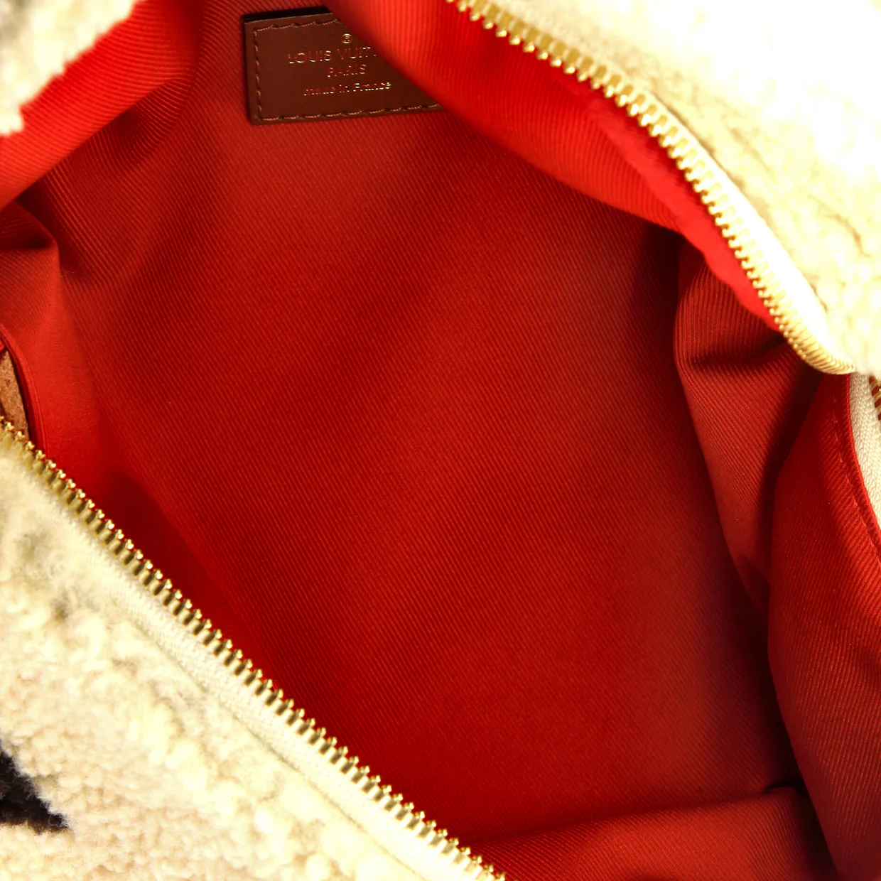 Bum Bag Monogram Giant Teddy Fleece - Deep Luxury