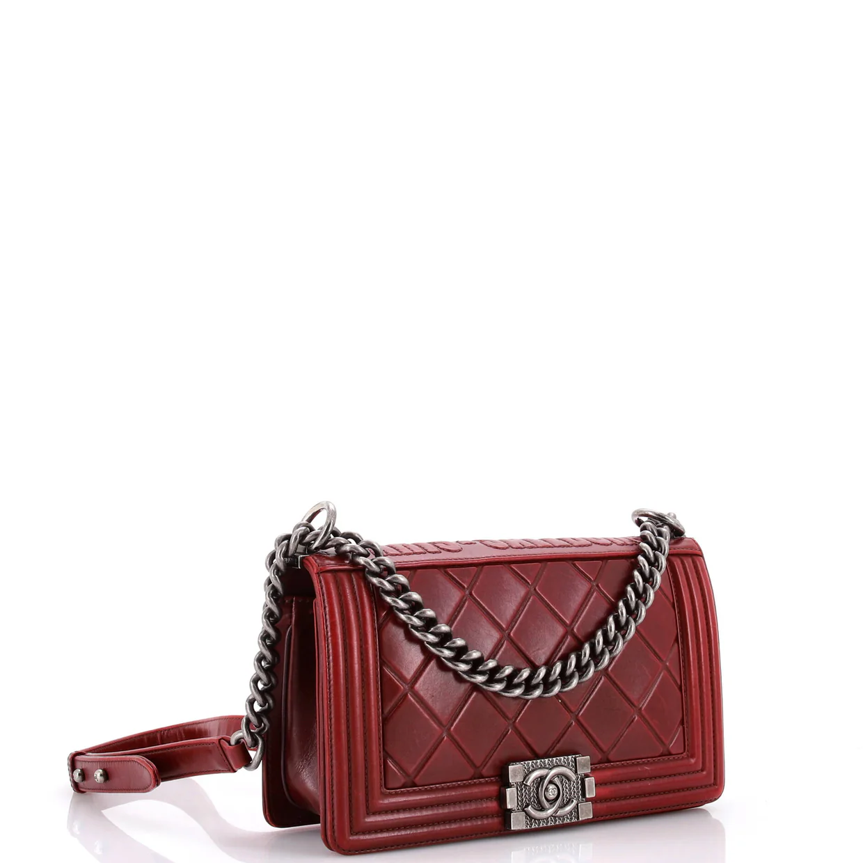 Boy Flap Bag Quilted Caviar Old Medium - Deep Luxury