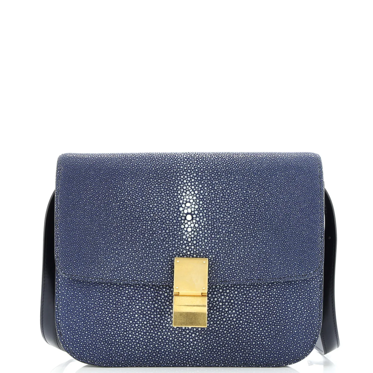 Classic Box Bag Stingray Medium - Deep Luxury