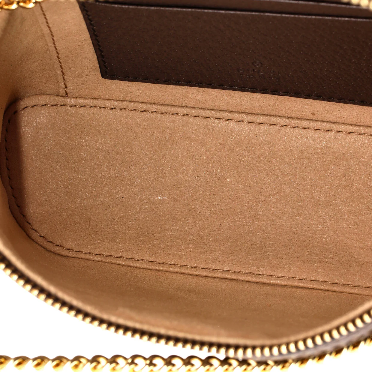 Ophidia Chain Belt Bag GG Coated Canvas Small - Deep Luxury