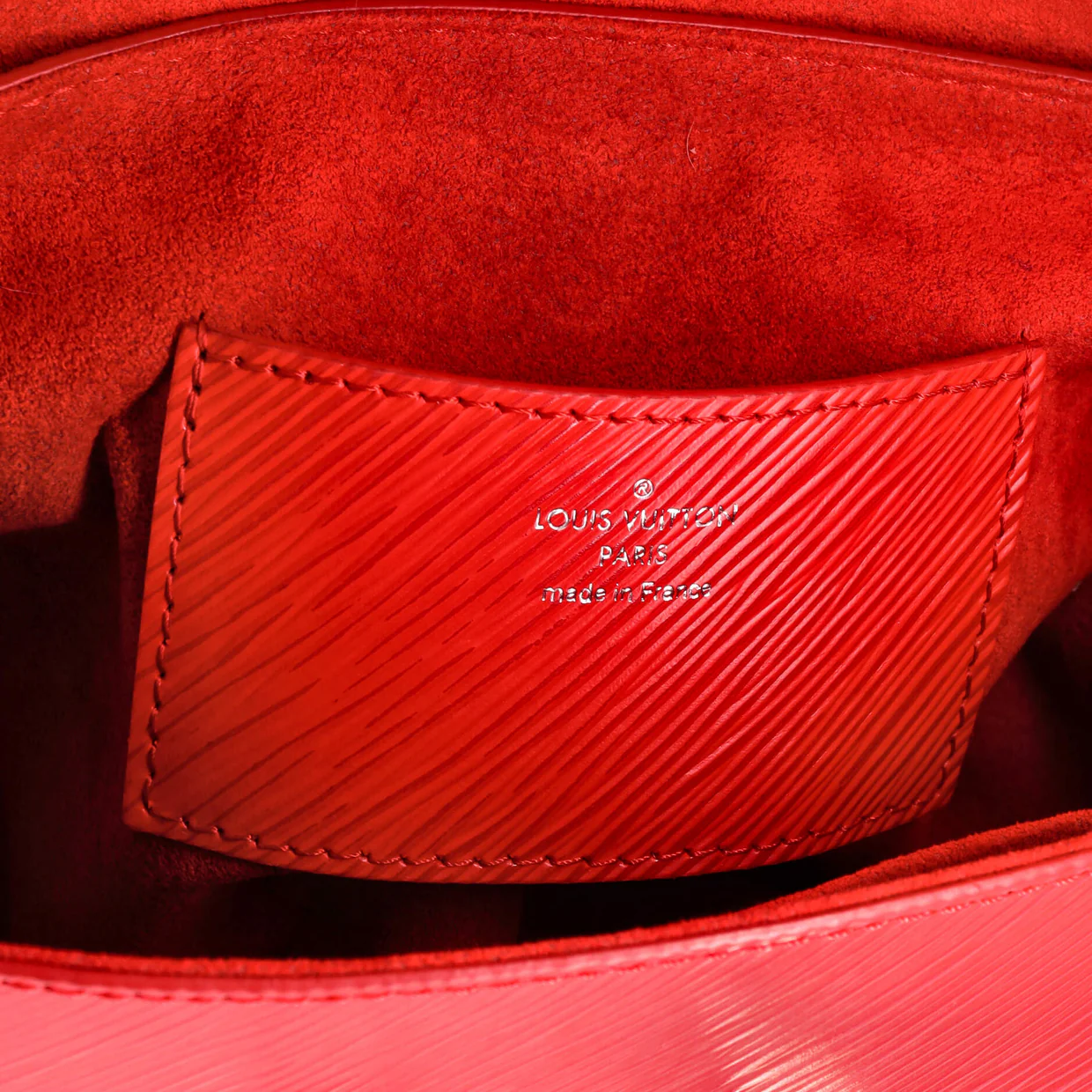Twist Handbag Studded Epi Leather MM - Deep Luxury