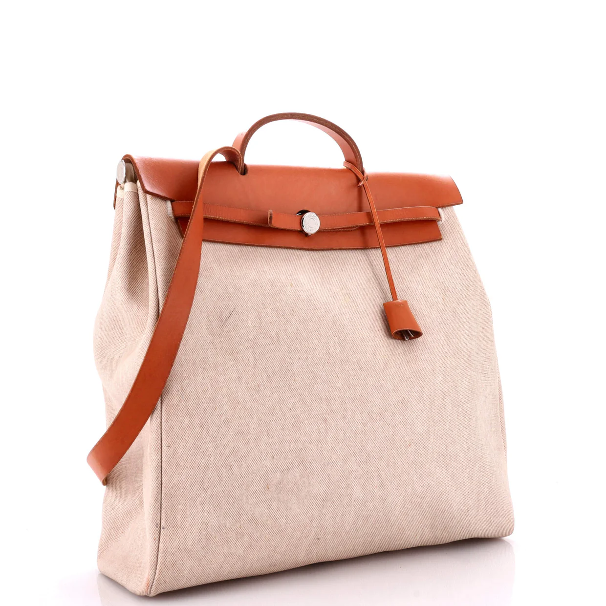 Herbag Toile and Leather MM - Deep Luxury