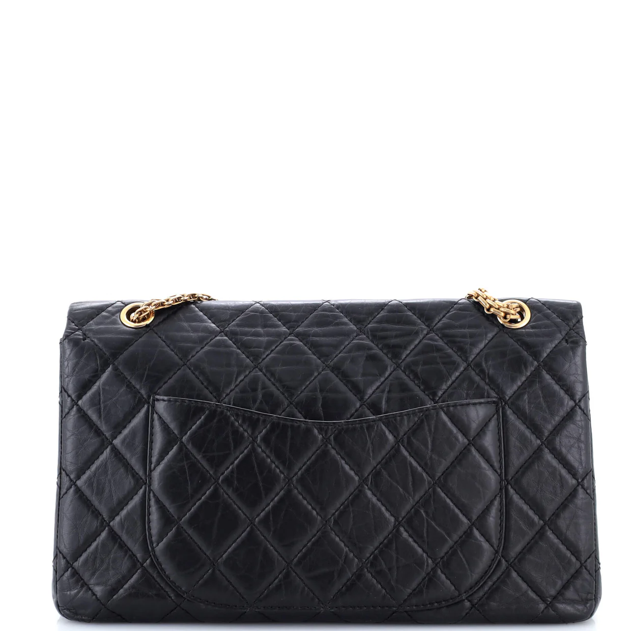 Reissue 2.55 Flap Bag Quilted Aged Calfskin 227 - Deep Luxury