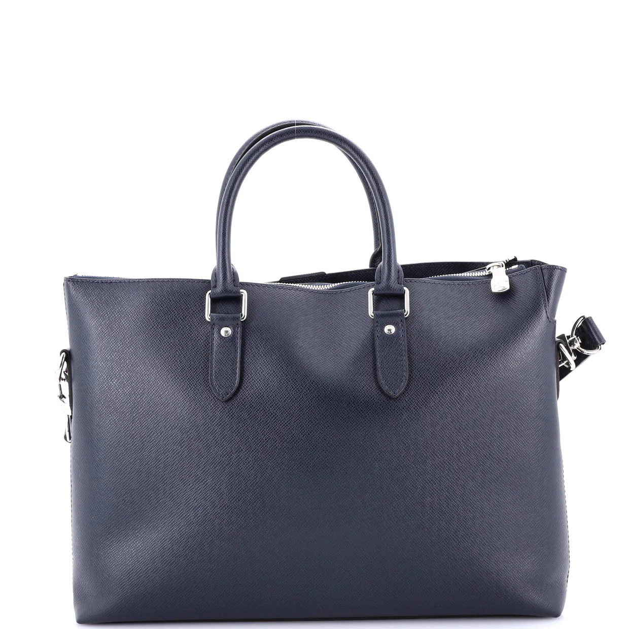 Anton Soft Briefcase Taiga Leather - Deep Luxury