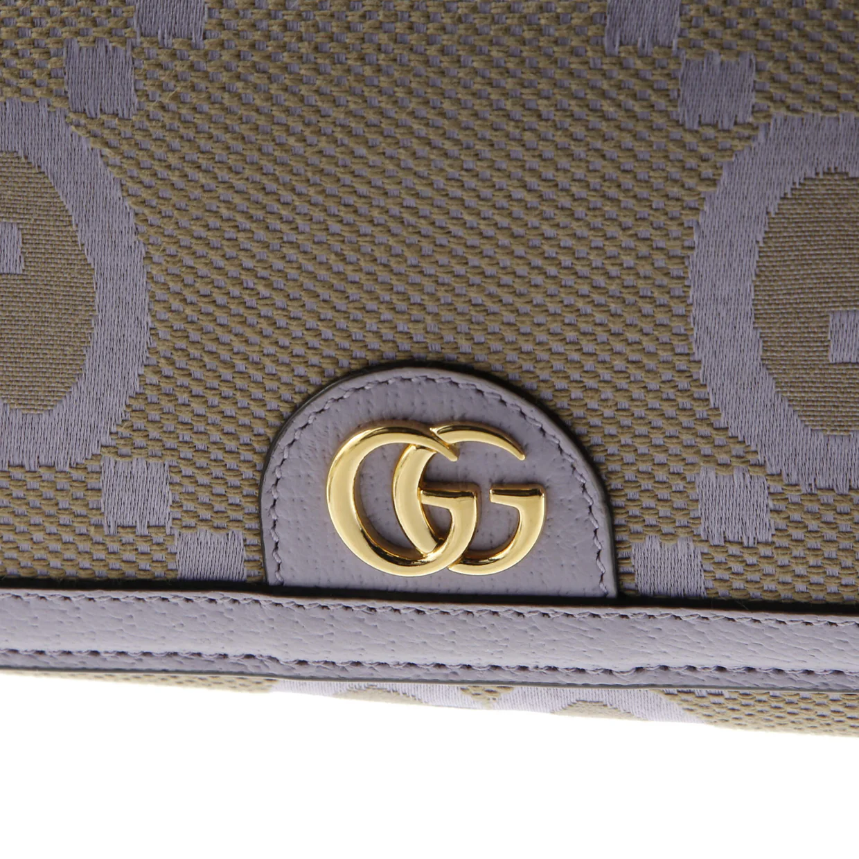 Ophidia Wallet on Chain Jumbo GG Canvas with Leather - Deep Luxury