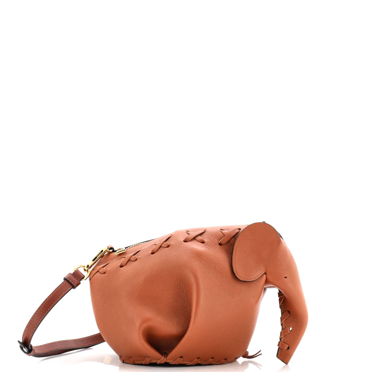 Elephant Crossbody Bag Leather Mini - Deep Luxury