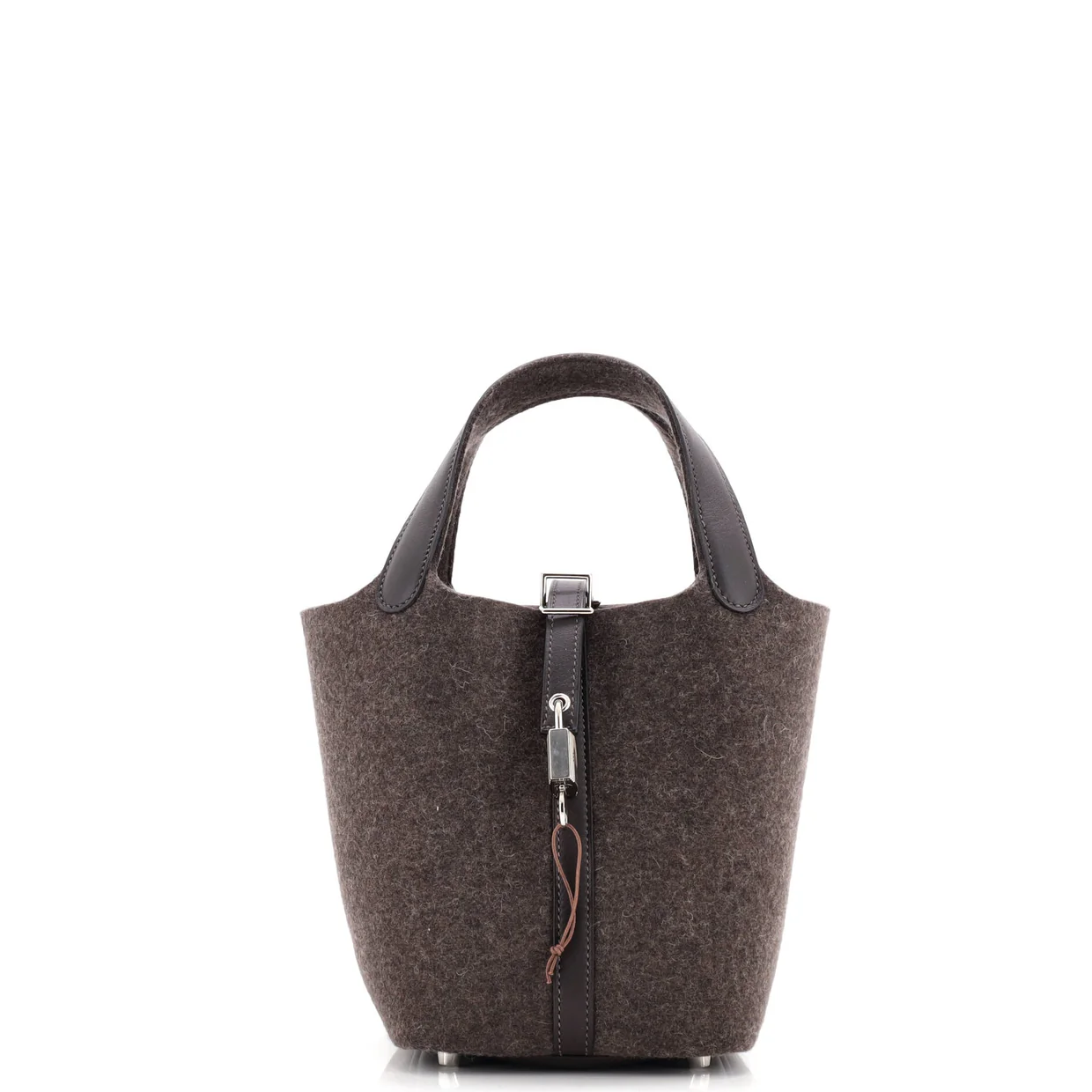 Picotin Lock Bag Felt with Leather PM - Deep Luxury