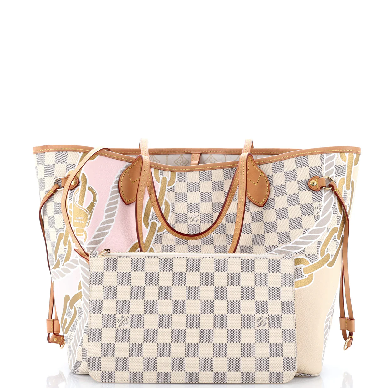 Neverfull NM Tote Limited Edition Nautical Damier MM - Deep Luxury
