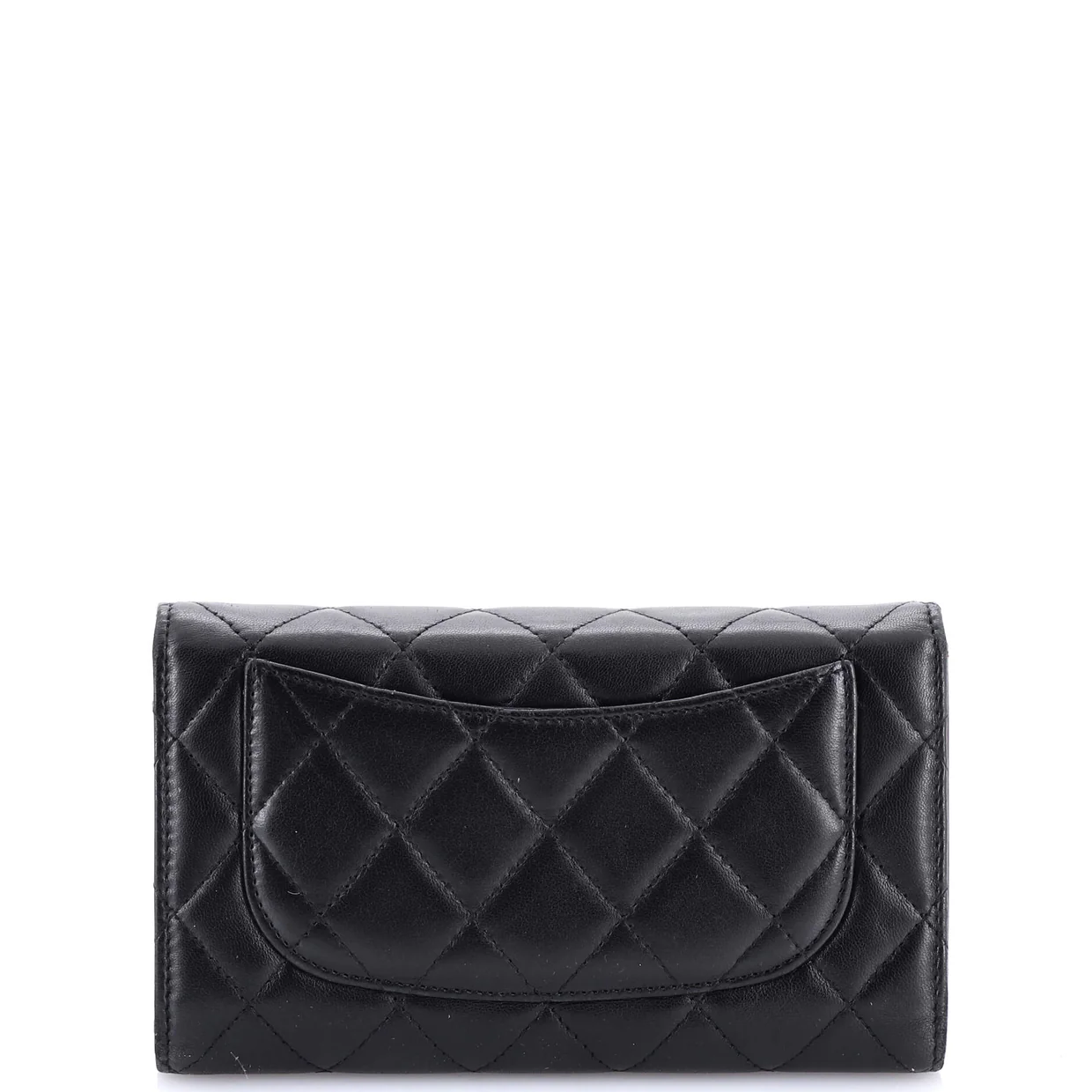 L-Flap Wallet Quilted Lambskin Long - Deep Luxury