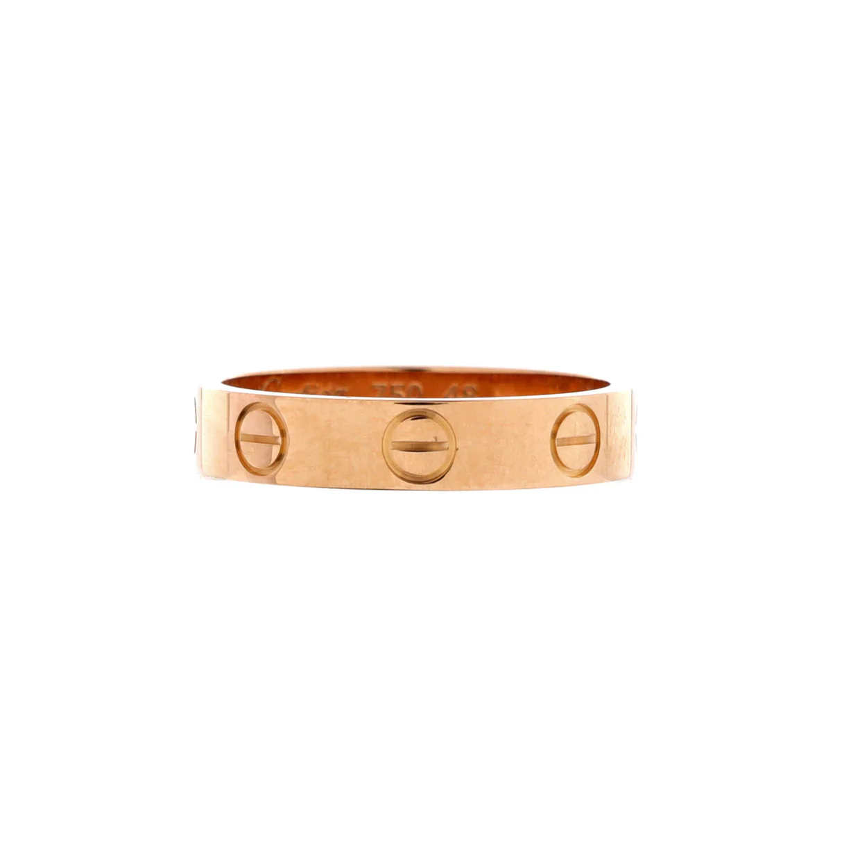 Love Wedding Band Ring 18K Rose Gold - Deep Luxury