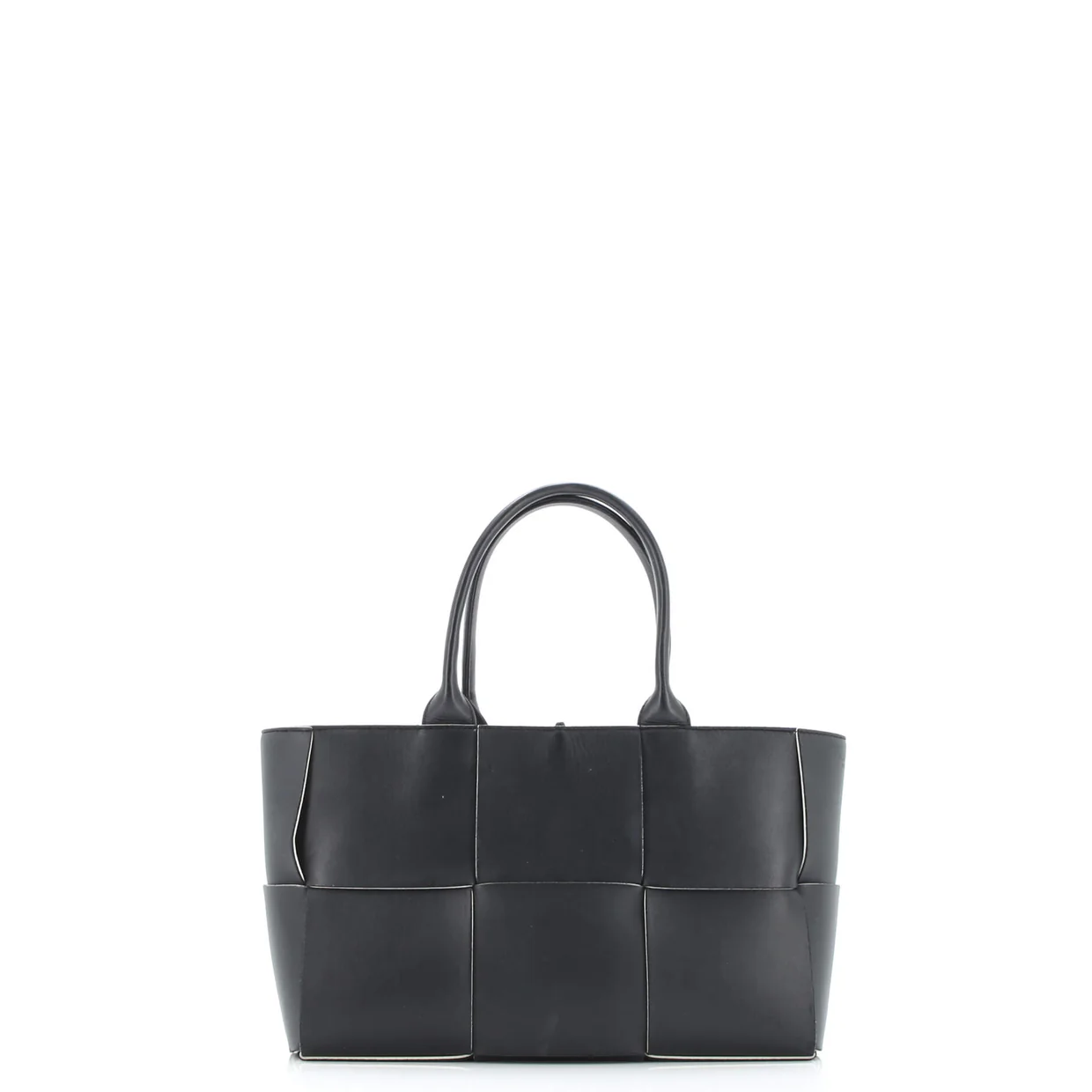Arco Tote Maxi Intrecciato Leather Small - Deep Luxury