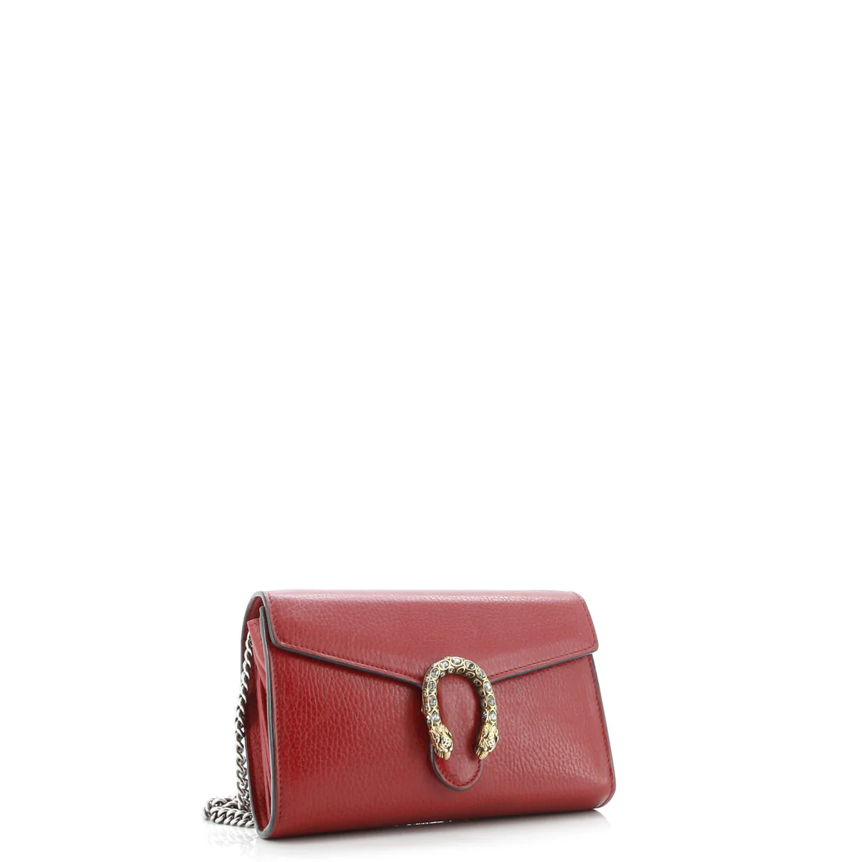 Dionysus Chain Wallet Leather with Embellished Detail Small - Deep Luxury