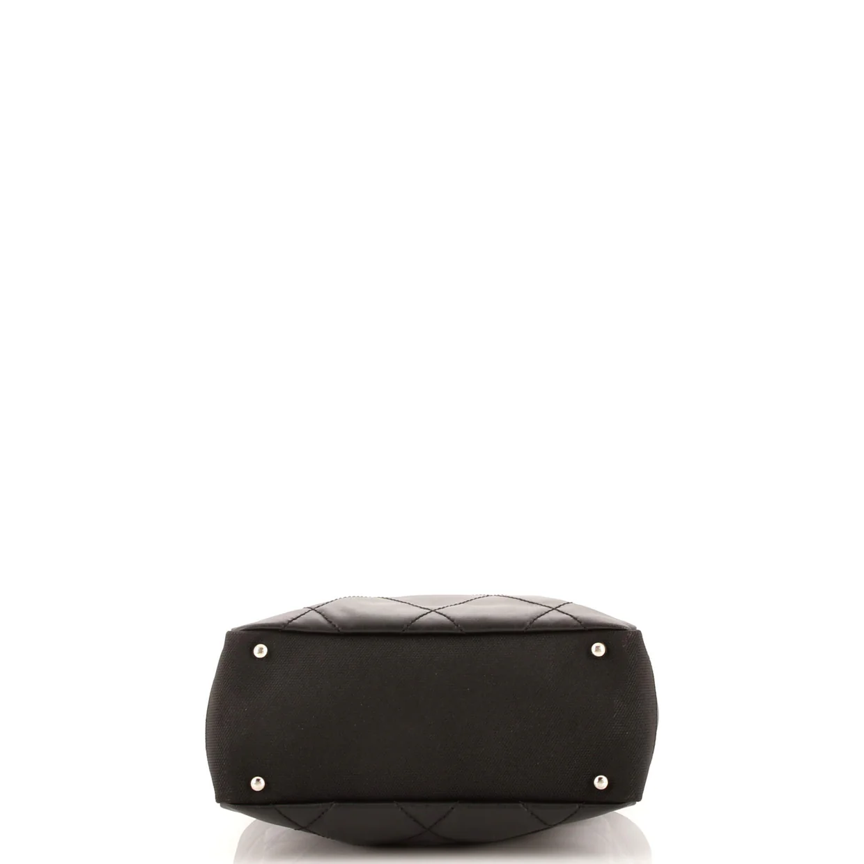 Biarritz Tote Quilted Coated Canvas Small - Deep Luxury