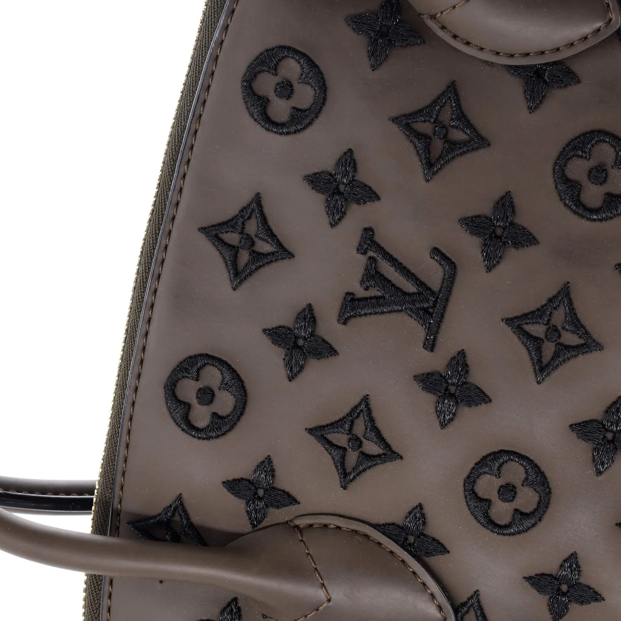 Lockit Handbag Limited Edition Monogram Addiction Rubber Vertical - Deep Luxury