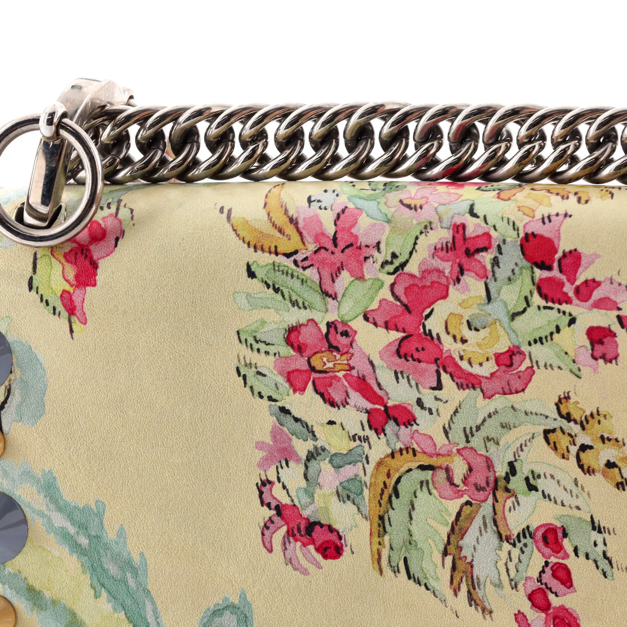 Kan I Bag Embellished Printed Leather Small - Deep Luxury