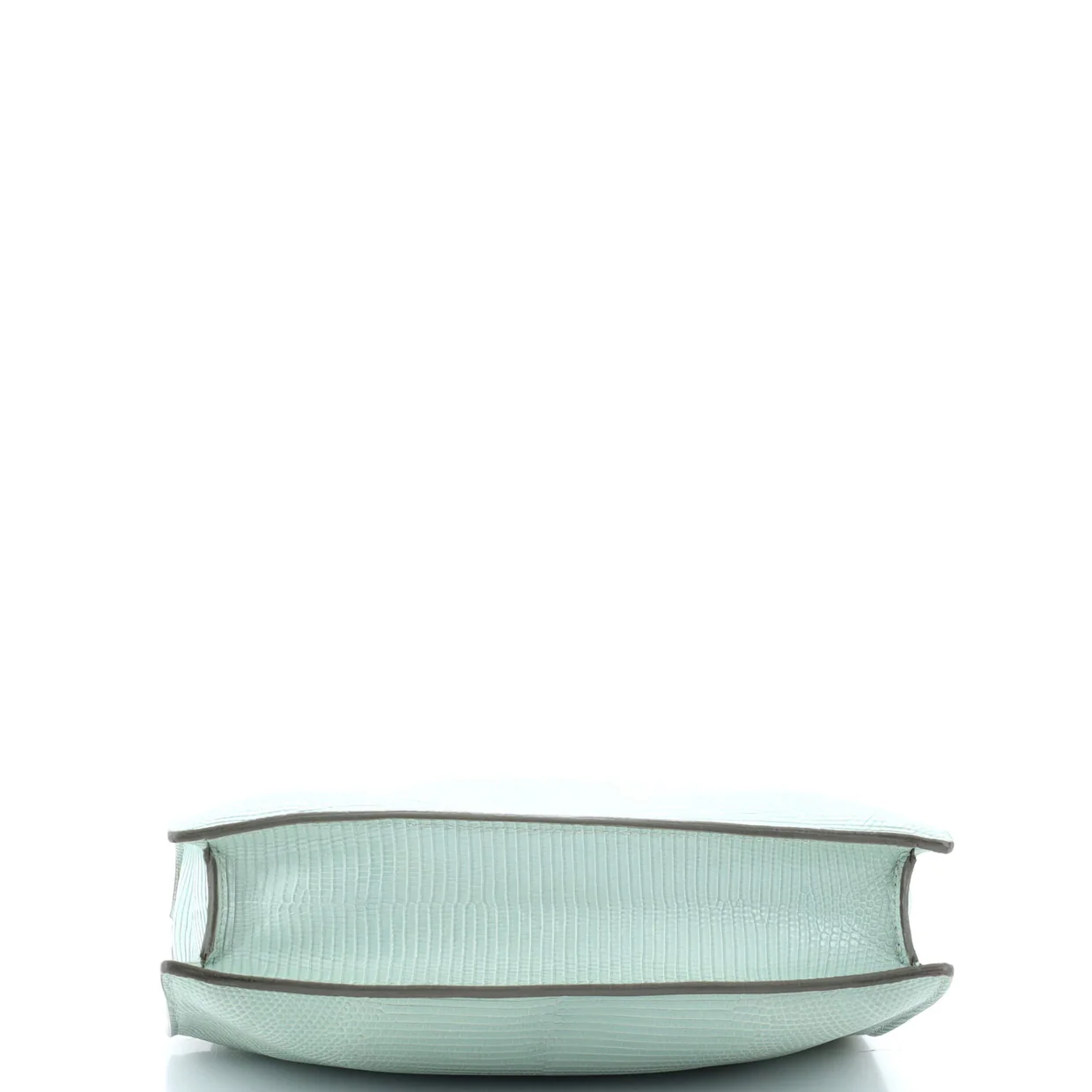 Clasp Crossbody Bag Lizard Mini - Deep Luxury