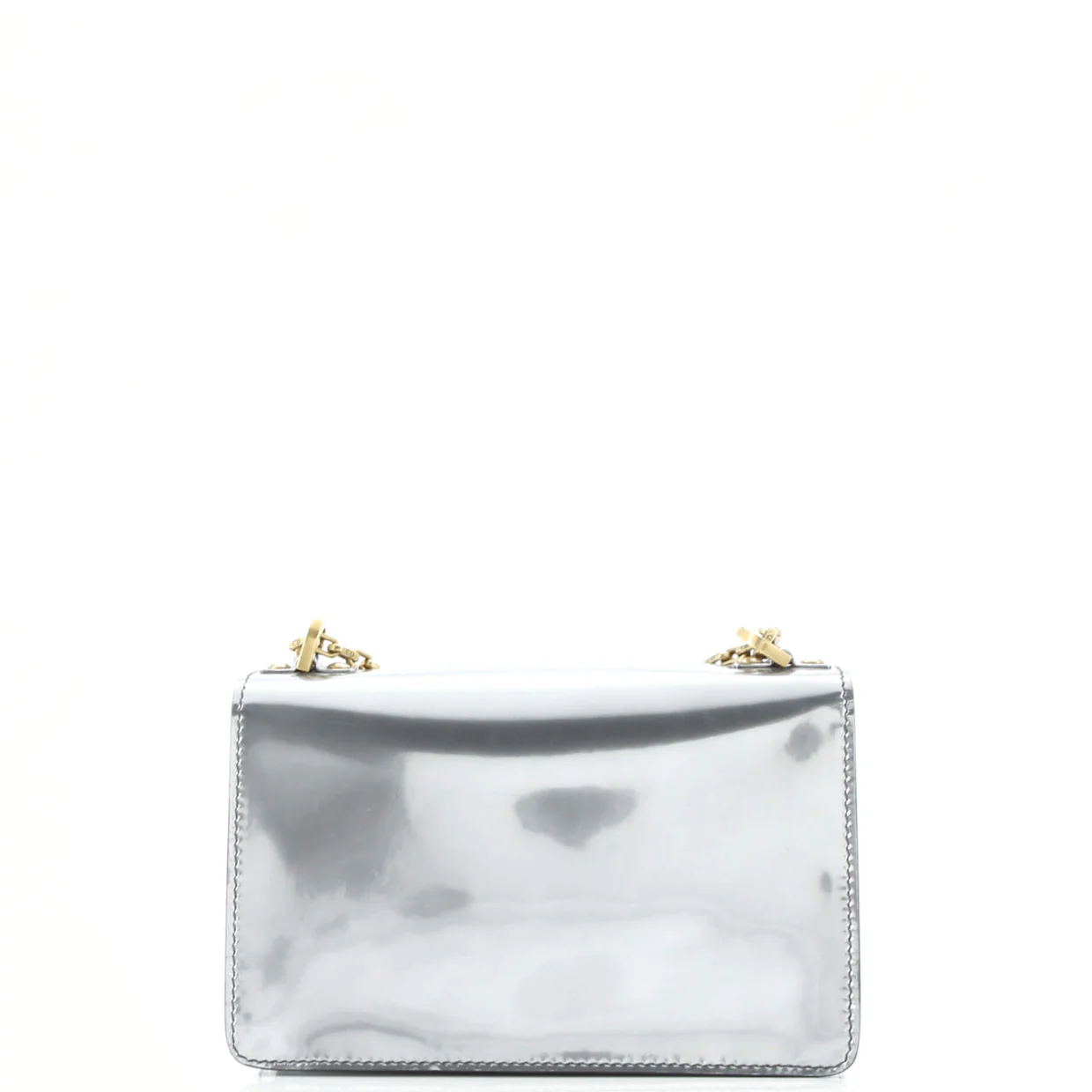 J'Adior Flap Bag Patent Medium - Deep Luxury
