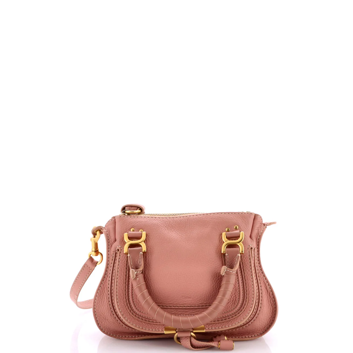 Marcie Satchel Leather Baby - Deep Luxury