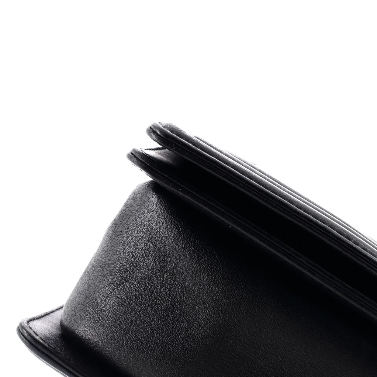 So Black Boy Flap Bag Quilted Calfskin Old Medium - Deep Luxury