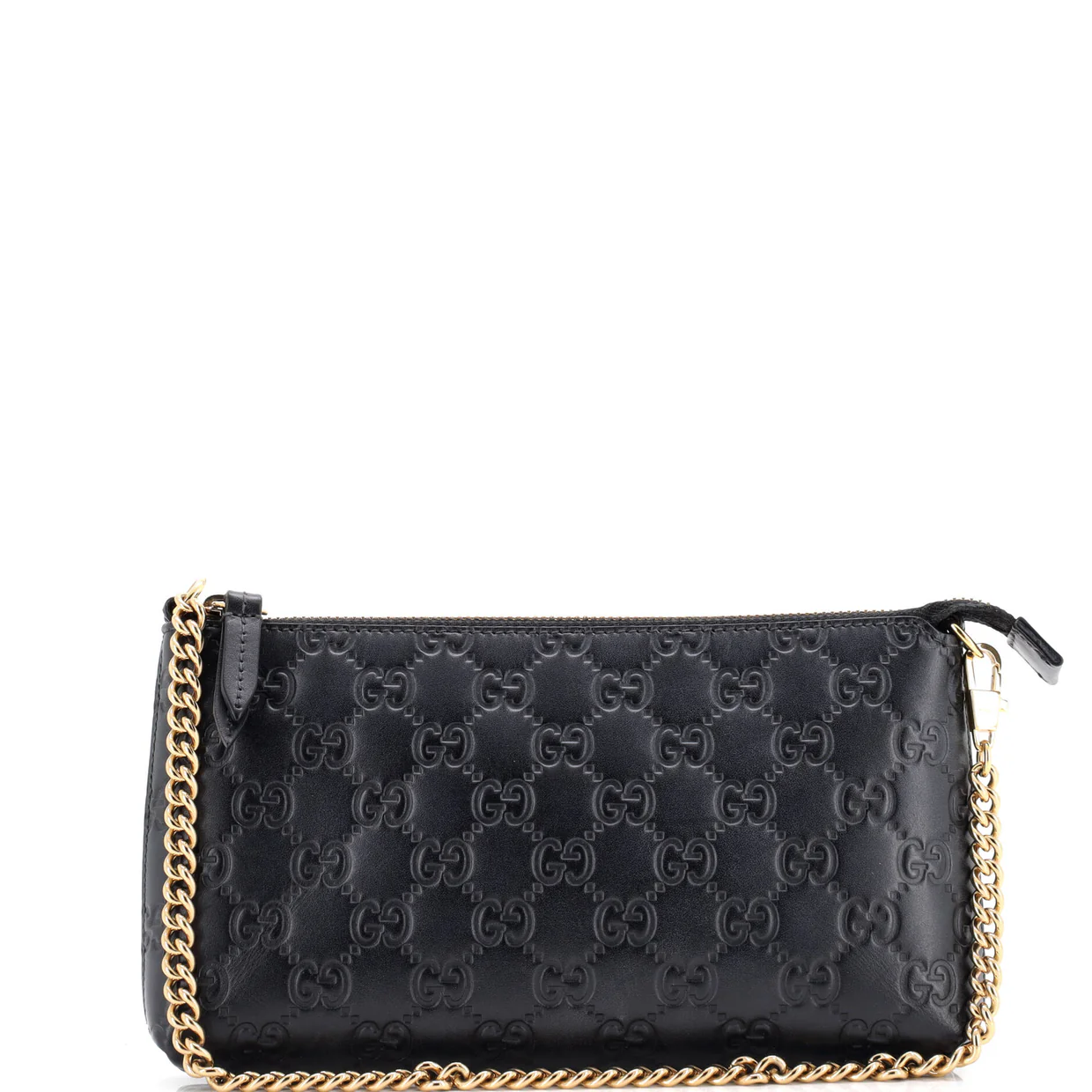 Chain Wristlet Wallet Guccissima Leather - Deep Luxury
