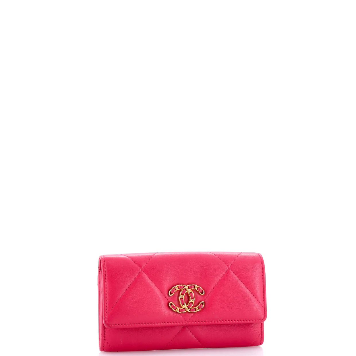 19 Flap Wallet Quilted Lambskin Small - Deep Luxury