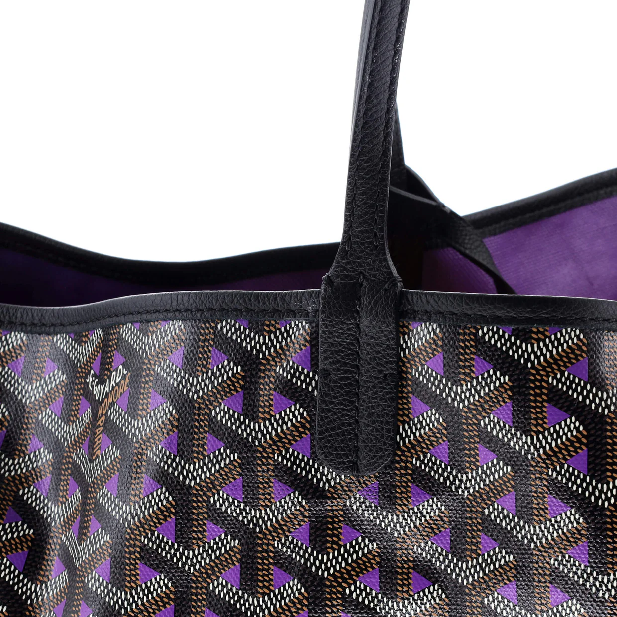 Saint Louis Tote Claire Voie Coated Canvas GM - Deep Luxury