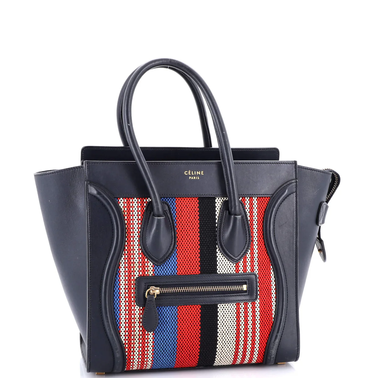 Luggage Bag Canvas and Leather Micro - Deep Luxury