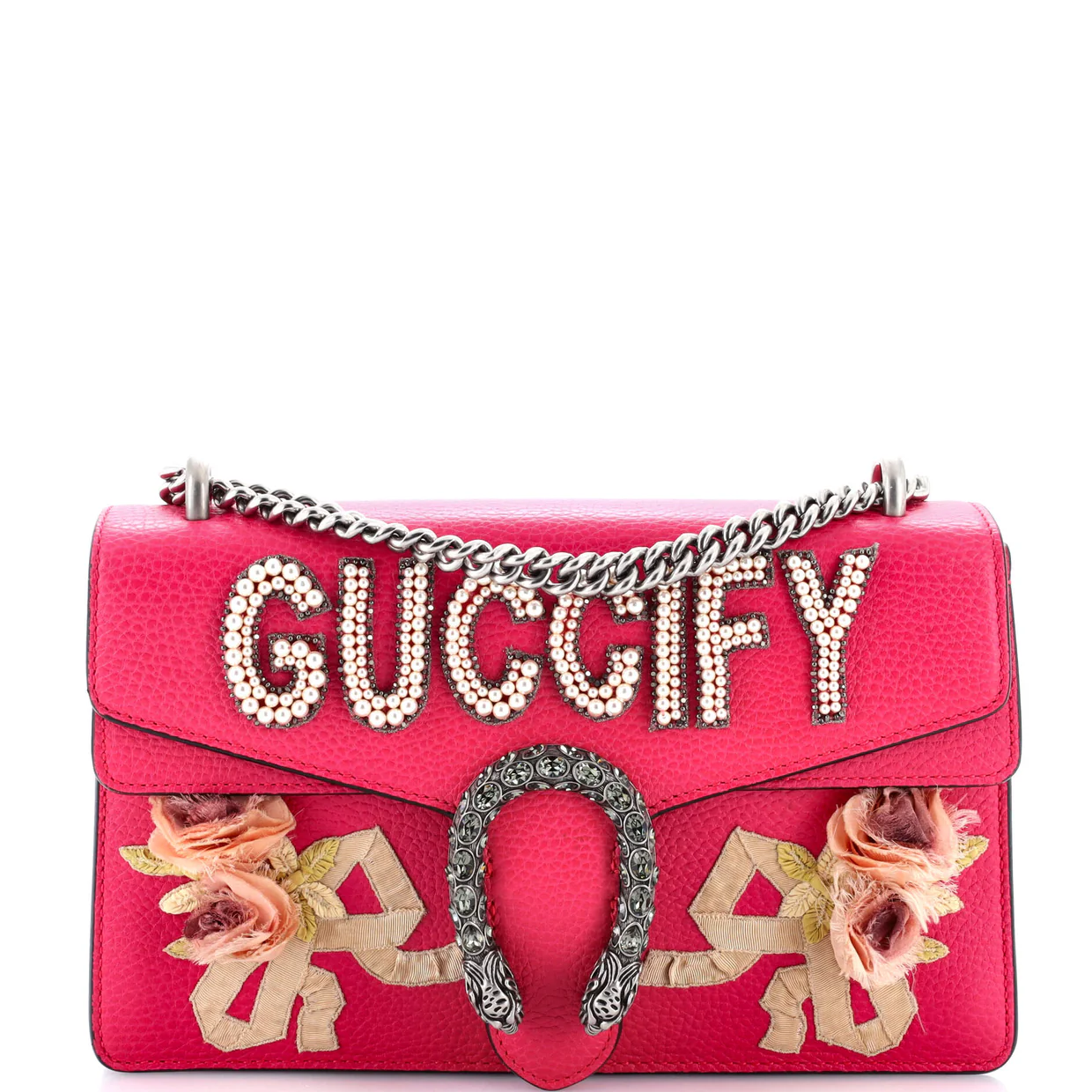 Dionysus Bag Embellished Leather Small - Deep Luxury