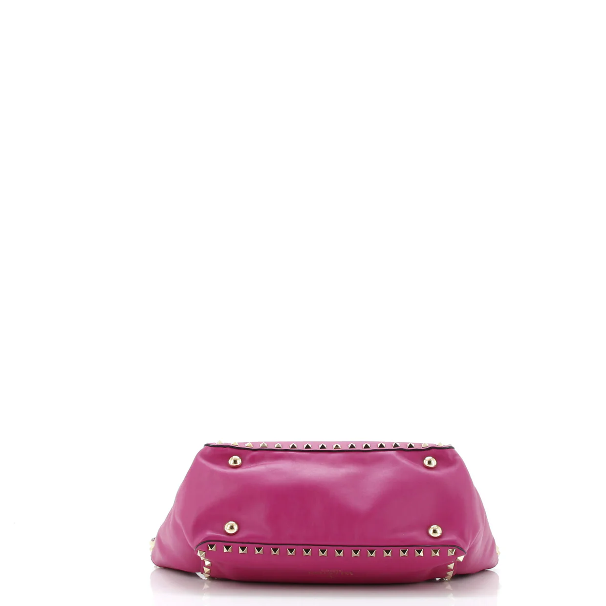 Rockstud Tote Soft Leather Small - Deep Luxury